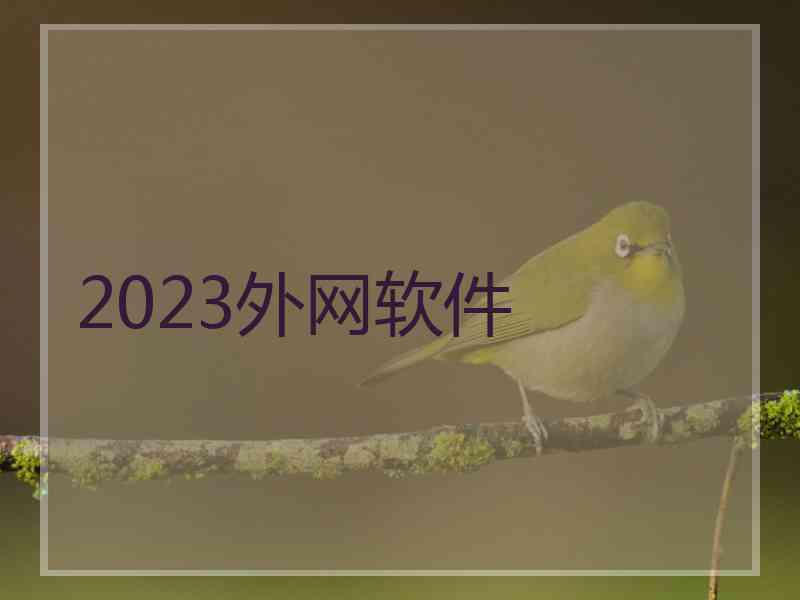 2023外网软件