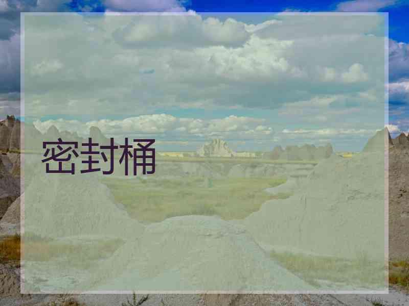 密封桶