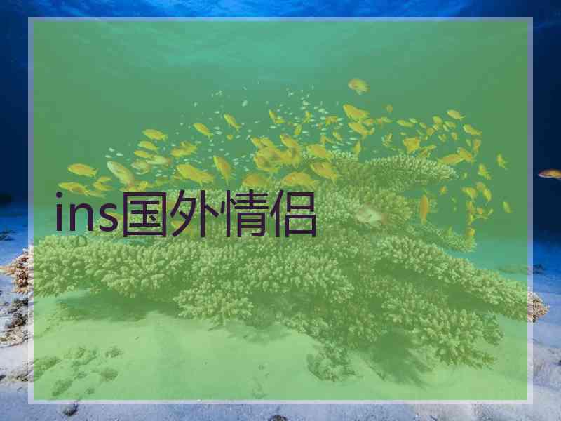 ins国外情侣