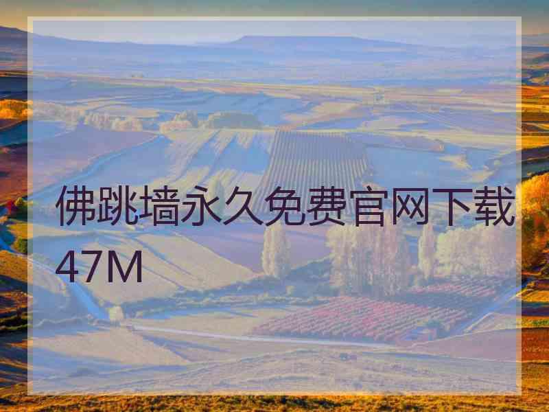 佛跳墙永久免费官网下载47M
