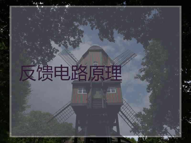 反馈电路原理