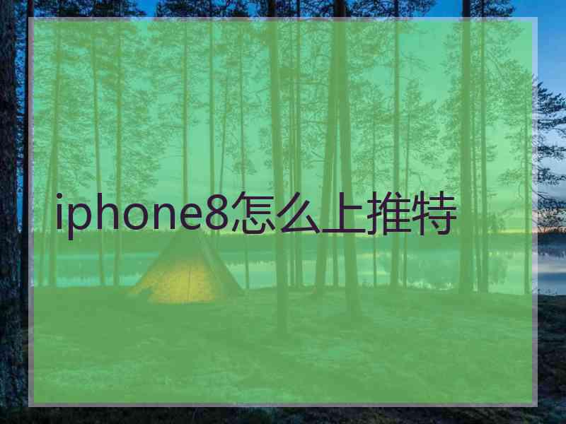 iphone8怎么上推特