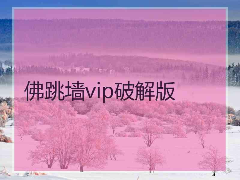 佛跳墙vip破解版