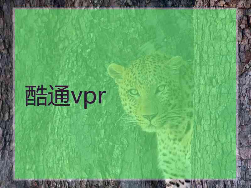 酷通vpr