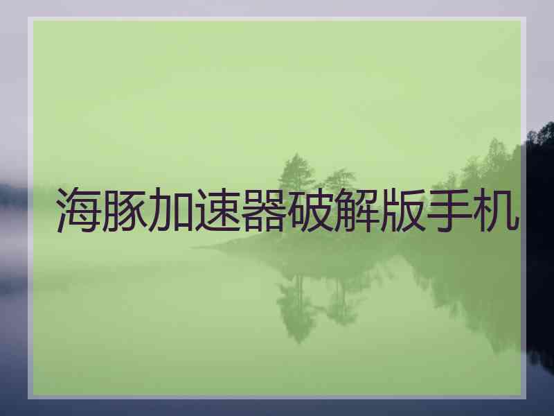 海豚加速器破解版手机