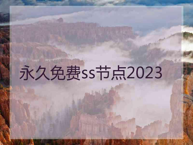 永久免费ss节点2023