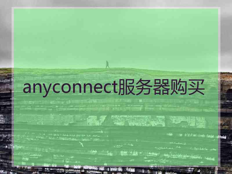 anyconnect服务器购买