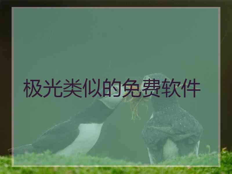 极光类似的免费软件