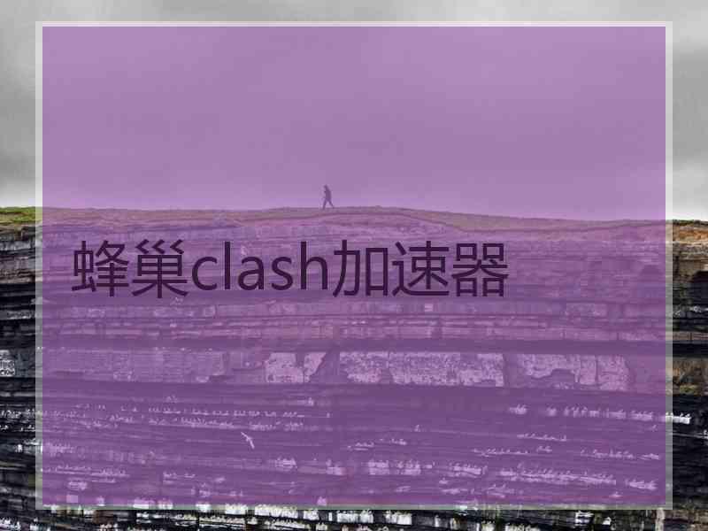 蜂巢clash加速器