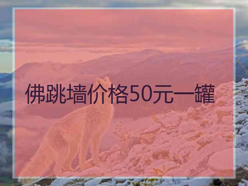 佛跳墙价格50元一罐
