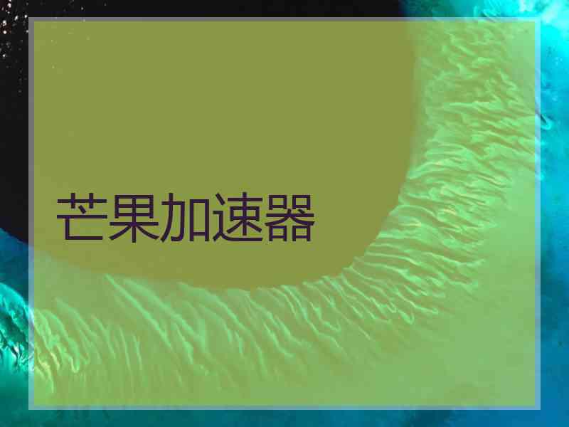 芒果加速器