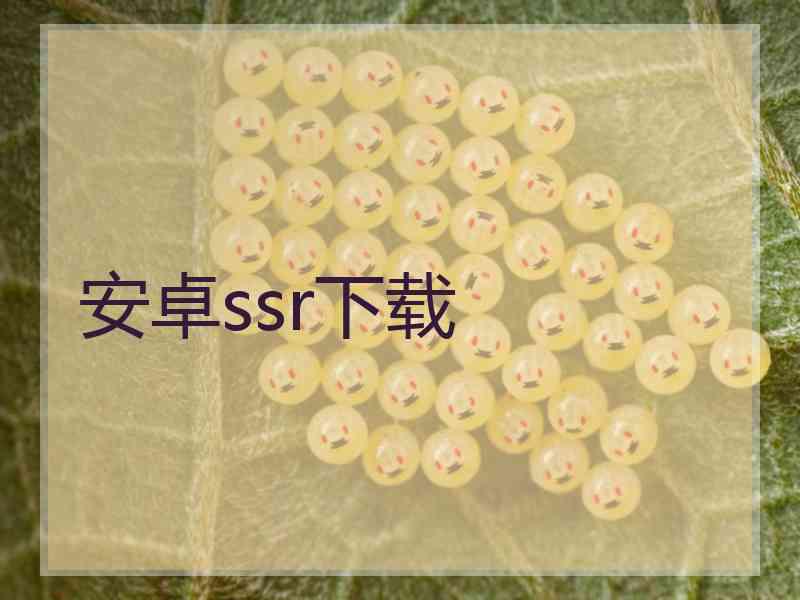 安卓ssr下载