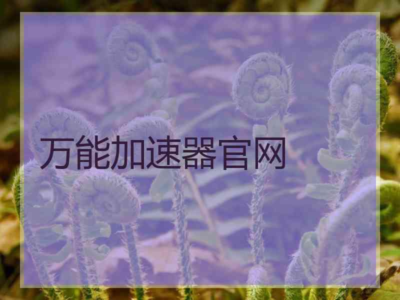 万能加速器官网