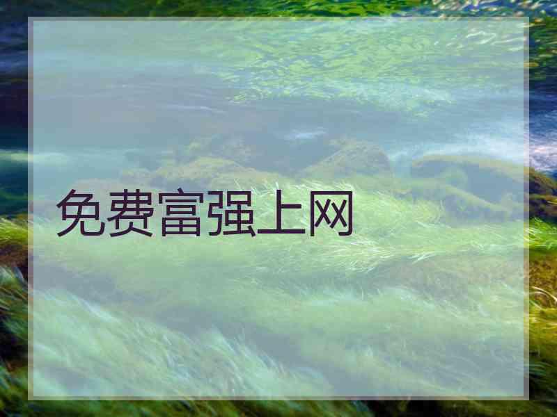 免费富强上网