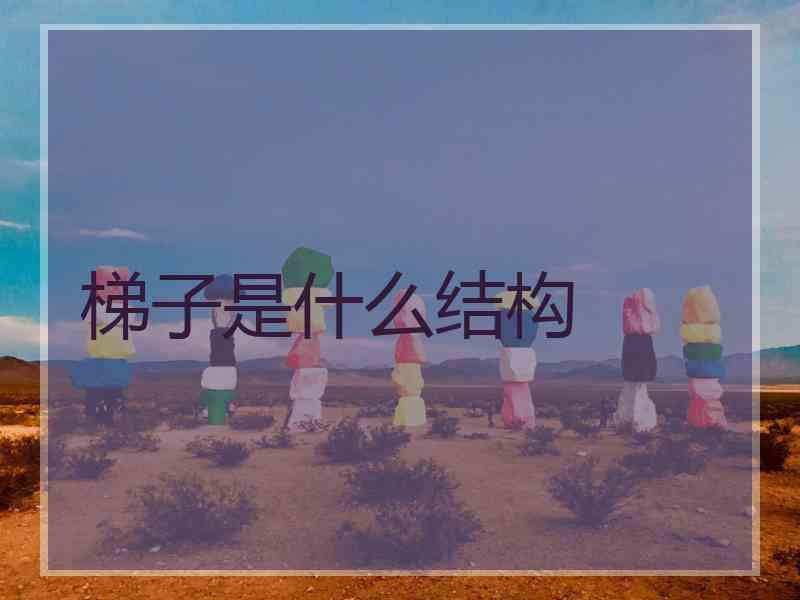 梯子是什么结构