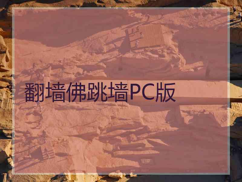 翻墙佛跳墙PC版