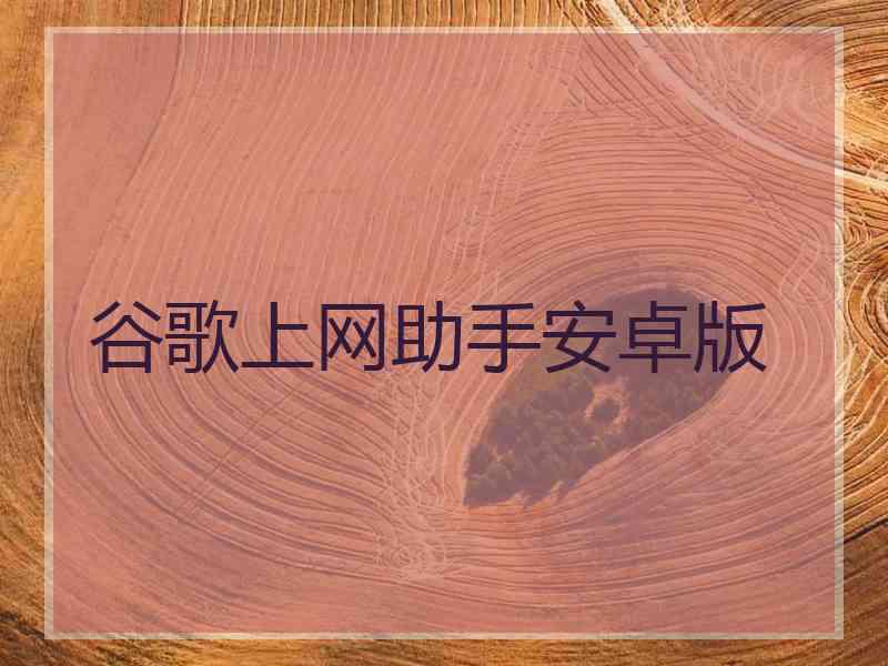 谷歌上网助手安卓版