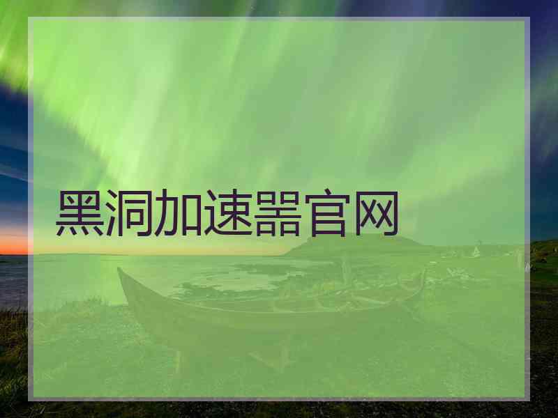 黑洞加速噐官网