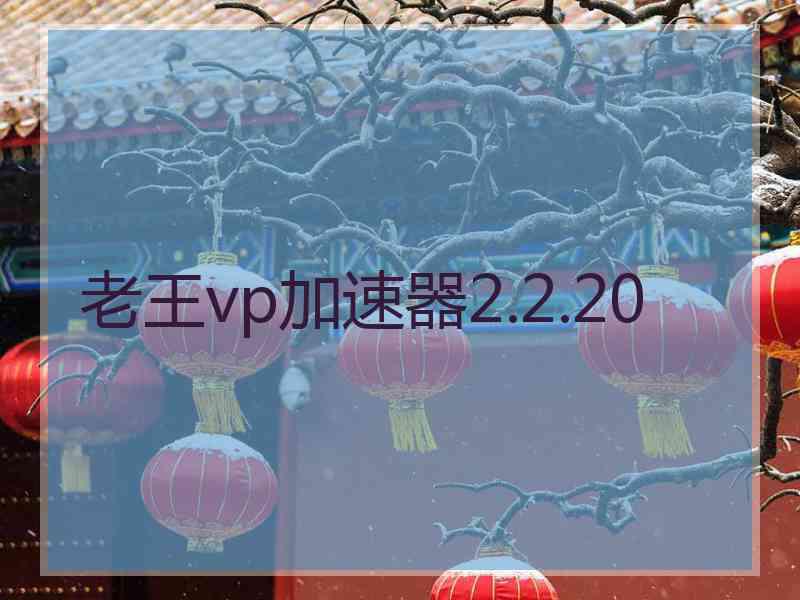 老王vp加速器2.2.20